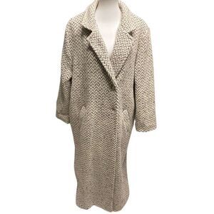 ✔️ Branigan Weavers Full Length 100% Wool Coat 
Size L